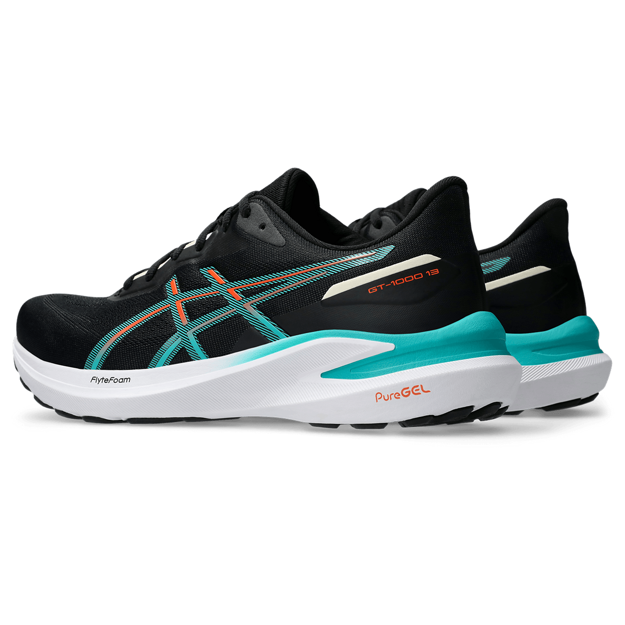 Asics Gt-1000 13 Tenis negro de hombre para correr