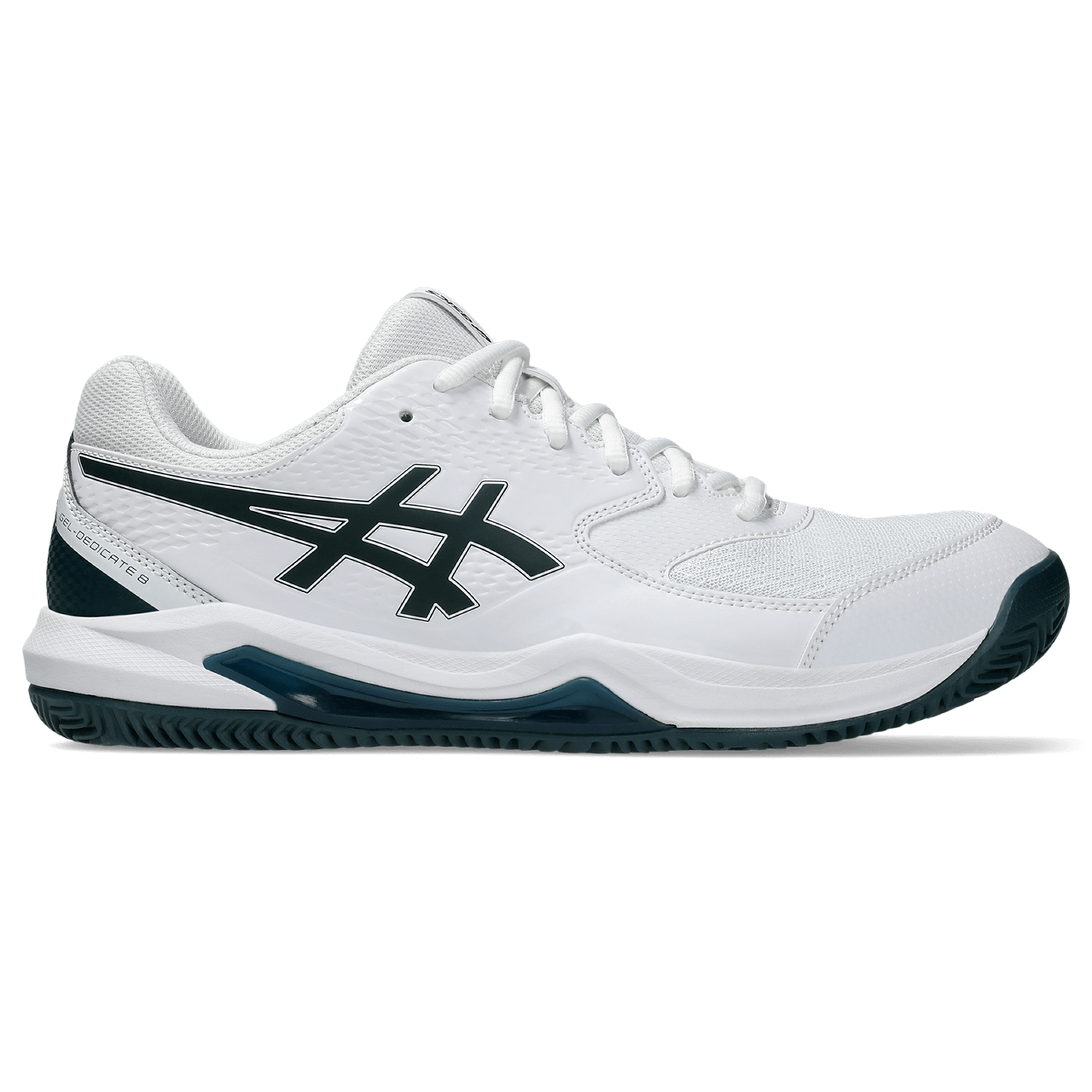 Asics Gel-Dedicate 8 Clay Tenis blanco de hombre para tenis