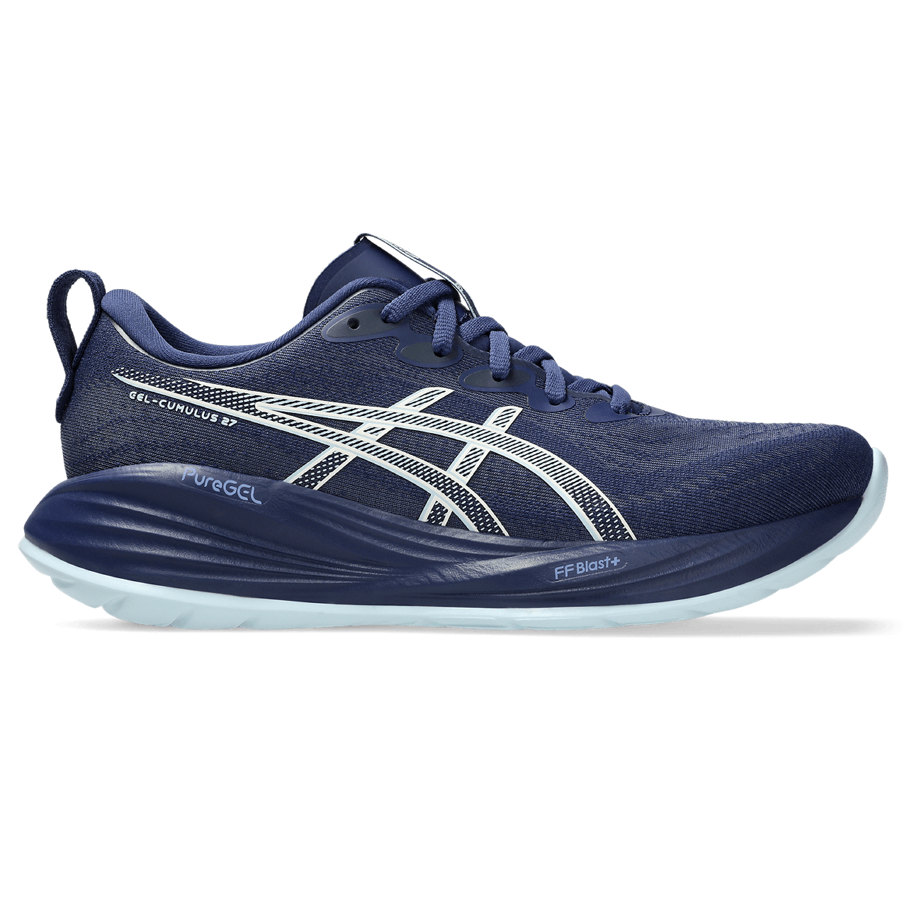 Asics Gel-Cumulus 27 Tenis azul de mujer para correr
