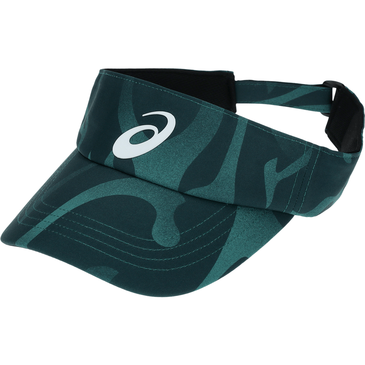 Asics Graphic Visor Visera verde unisex para tenis