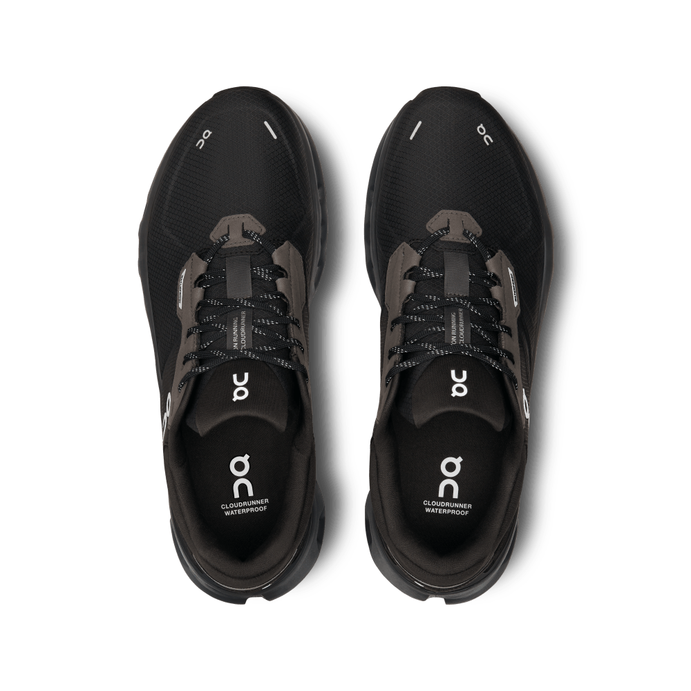 On Cloudrunner 2 Waterproof Tenis negro de hombre para correr