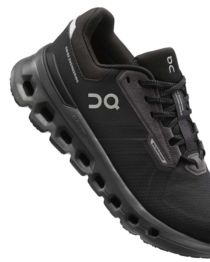 On Cloudrunner 2 Waterproof Tenis negro de hombre para correr