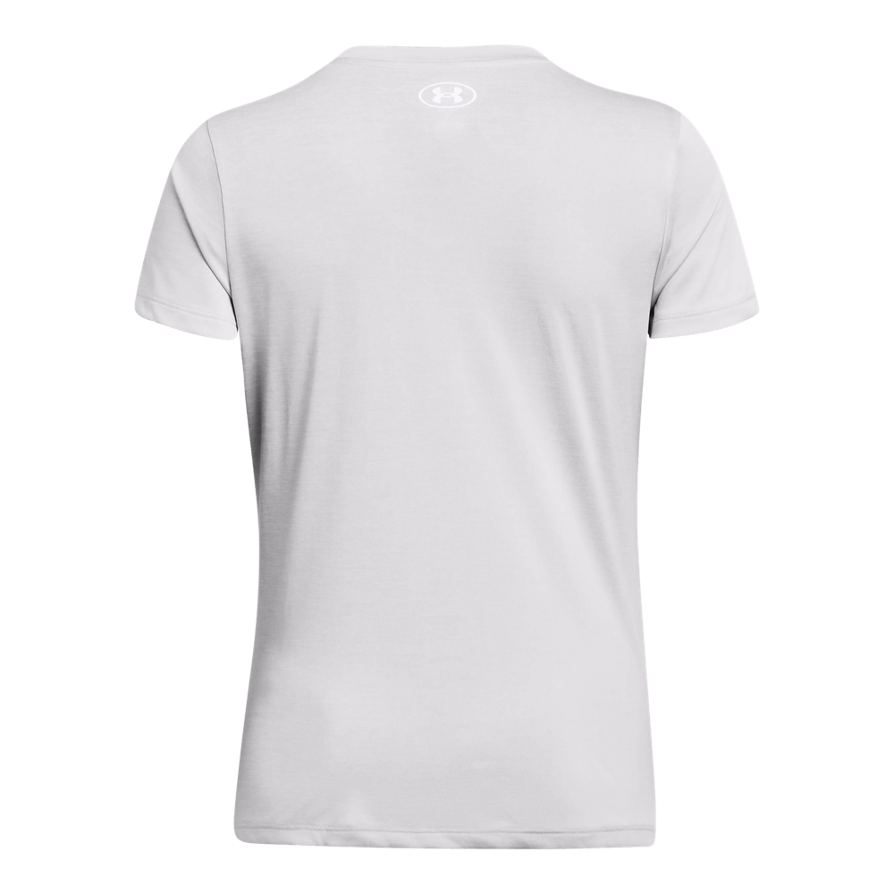 UA H Ssv- Twist Camiseta Manga Corta gris de mujer para entrenamiento
