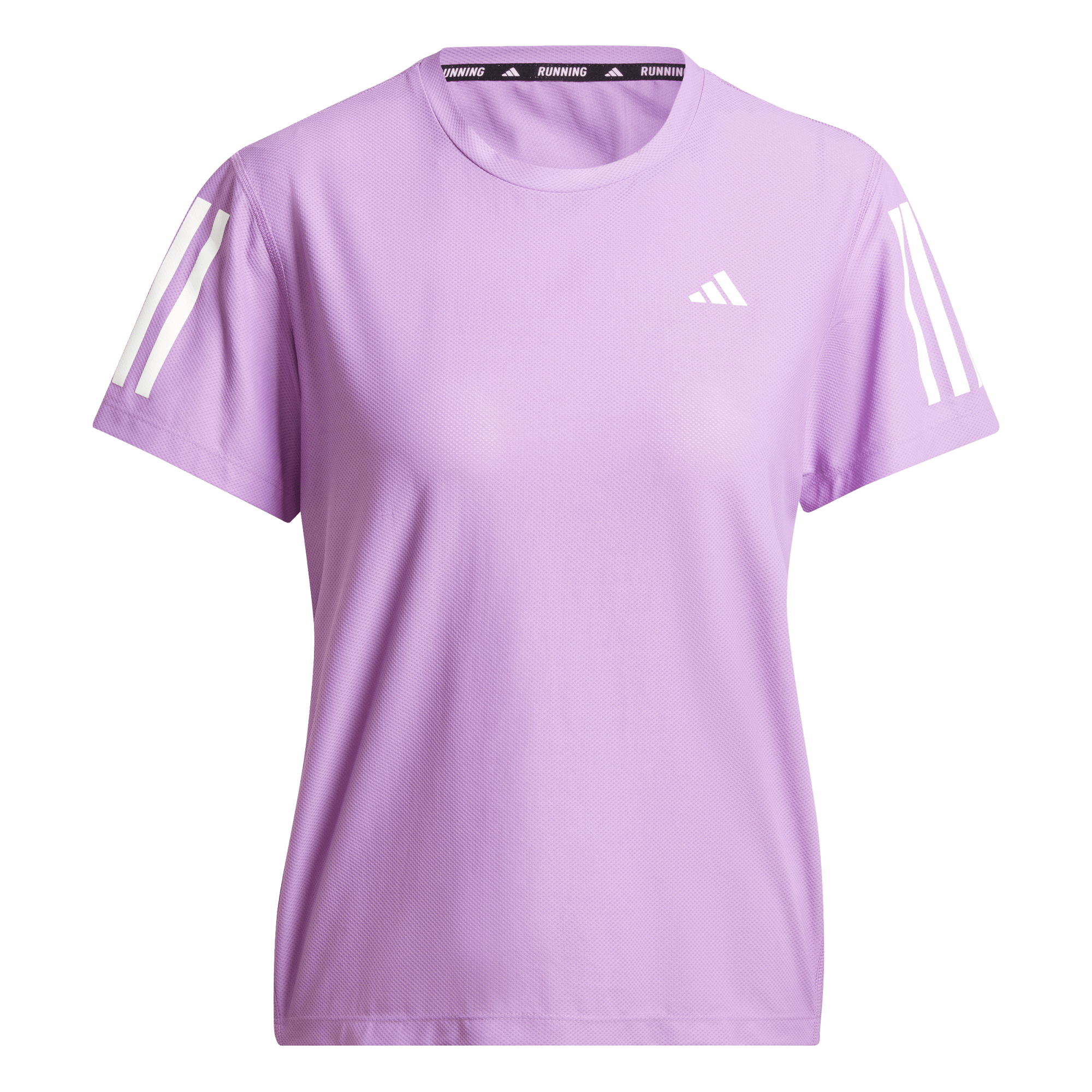 Adidas Camiseta Own The Run Manga Corta morado de mujer para correr