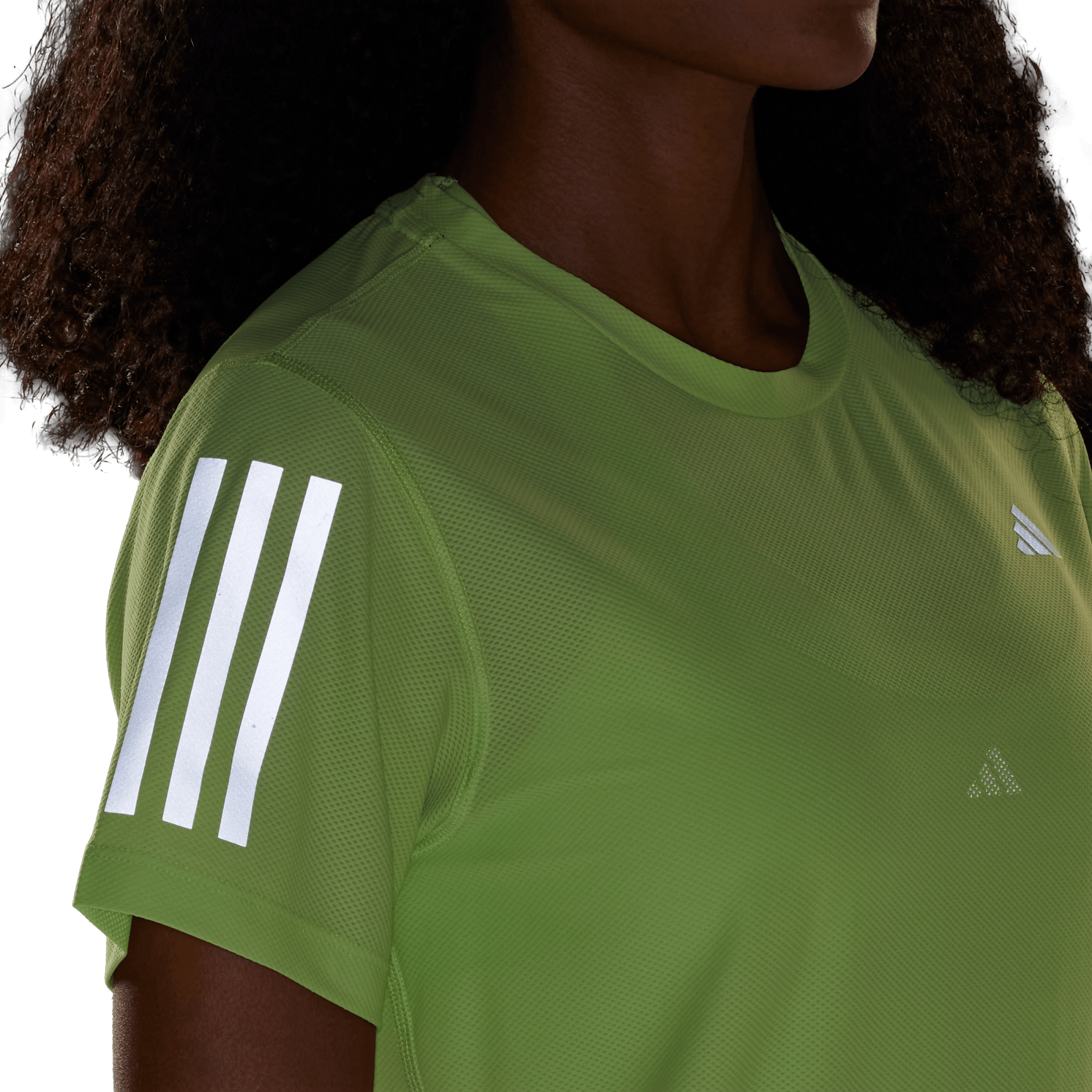 Adidas Otr B Tee Camiseta Manga Corta verde de mujer para correr