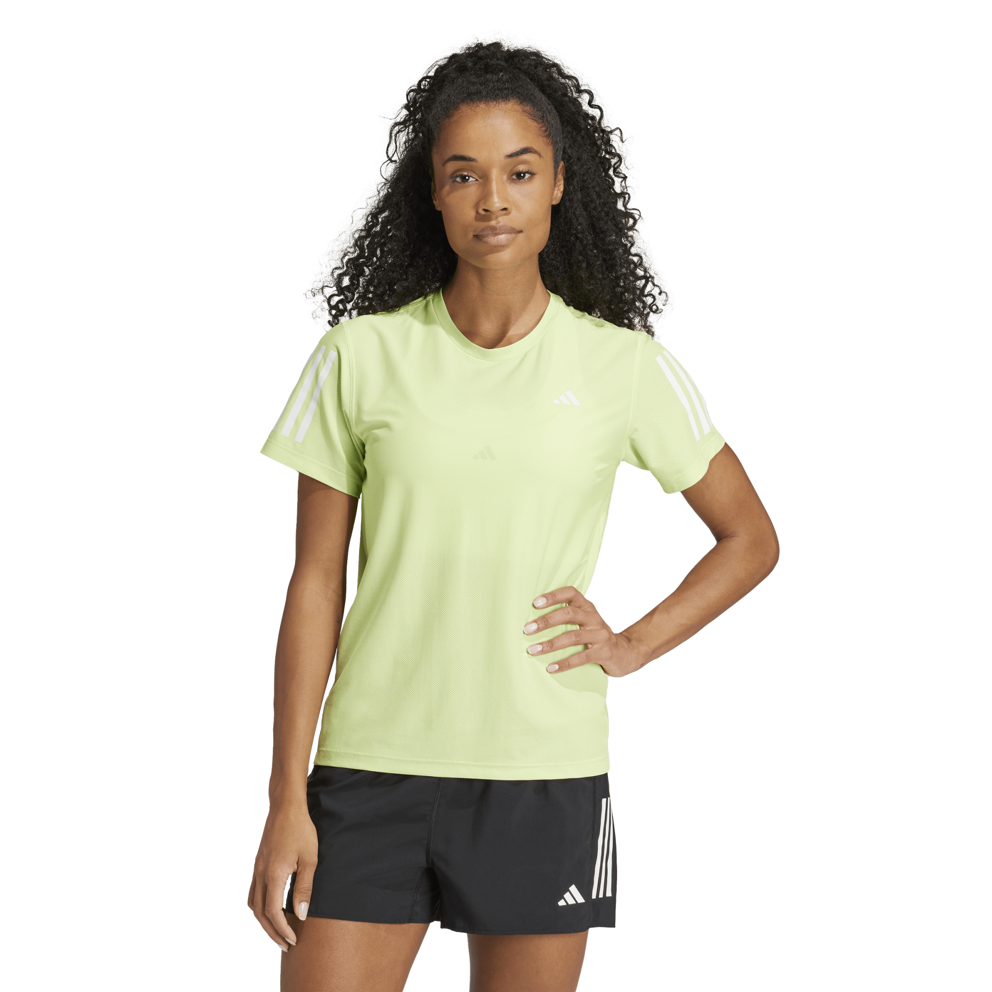 Adidas Otr B Tee Camiseta Manga Corta verde de mujer para correr