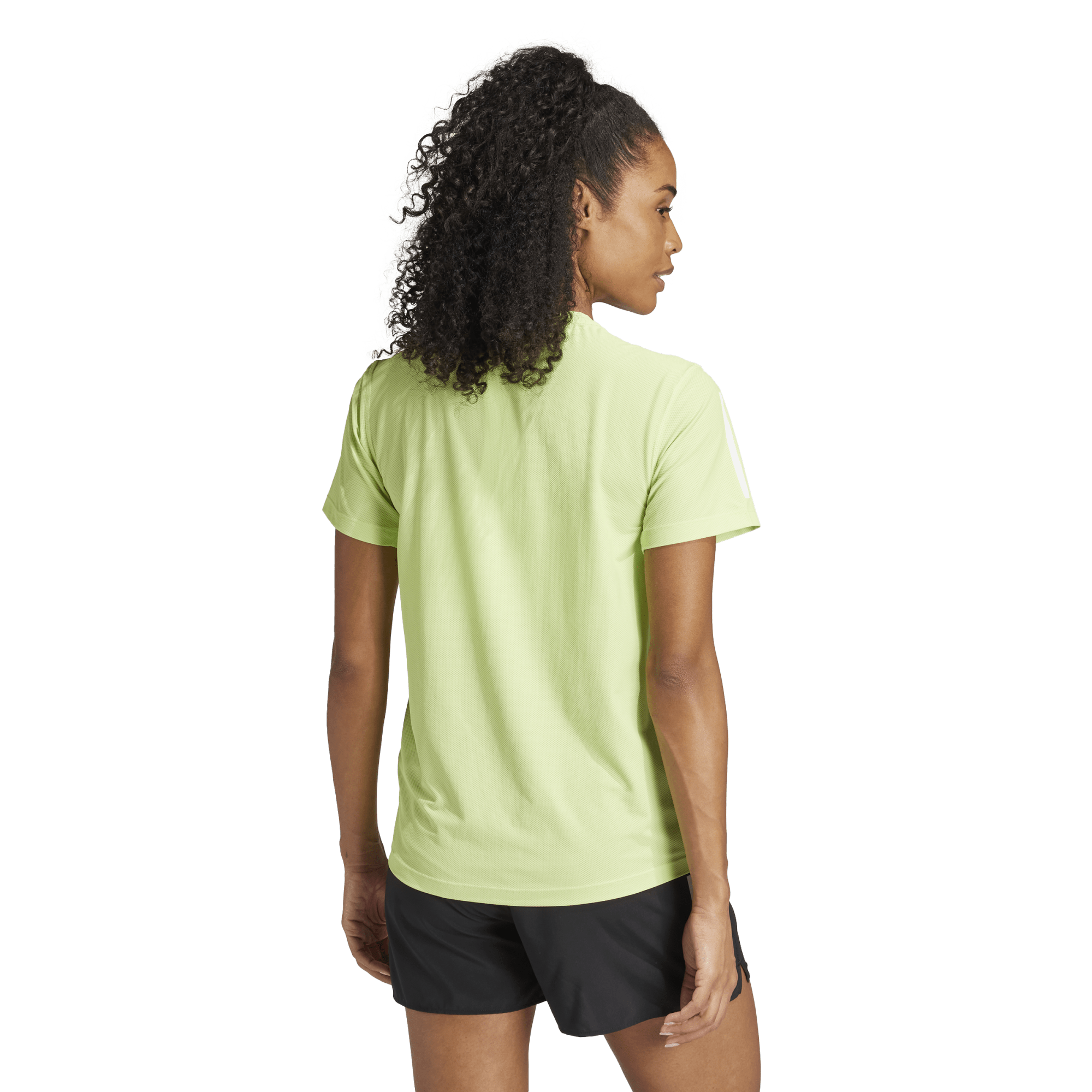 Adidas Otr B Tee Camiseta Manga Corta verde de mujer para correr