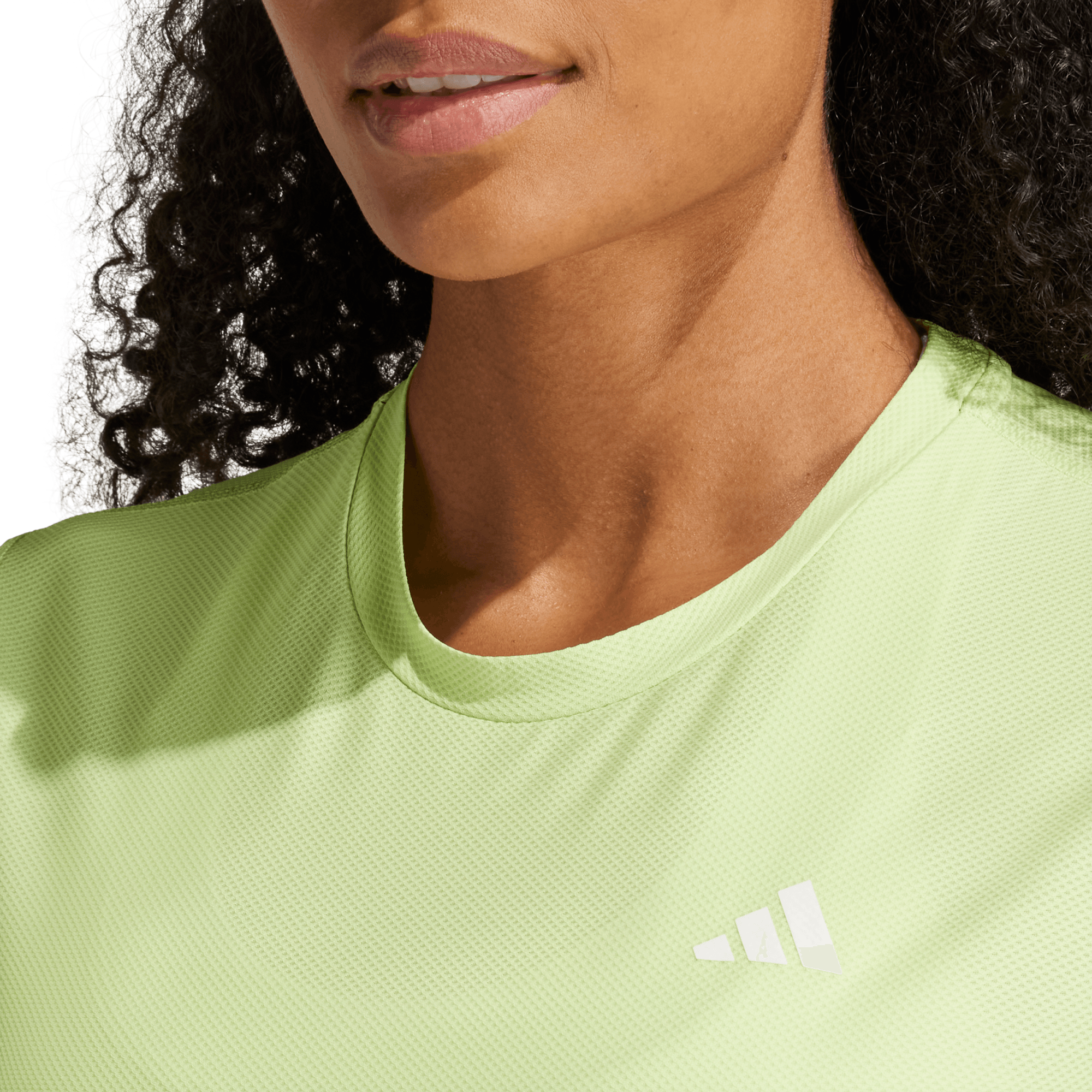 Adidas Otr B Tee Camiseta Manga Corta verde de mujer para correr