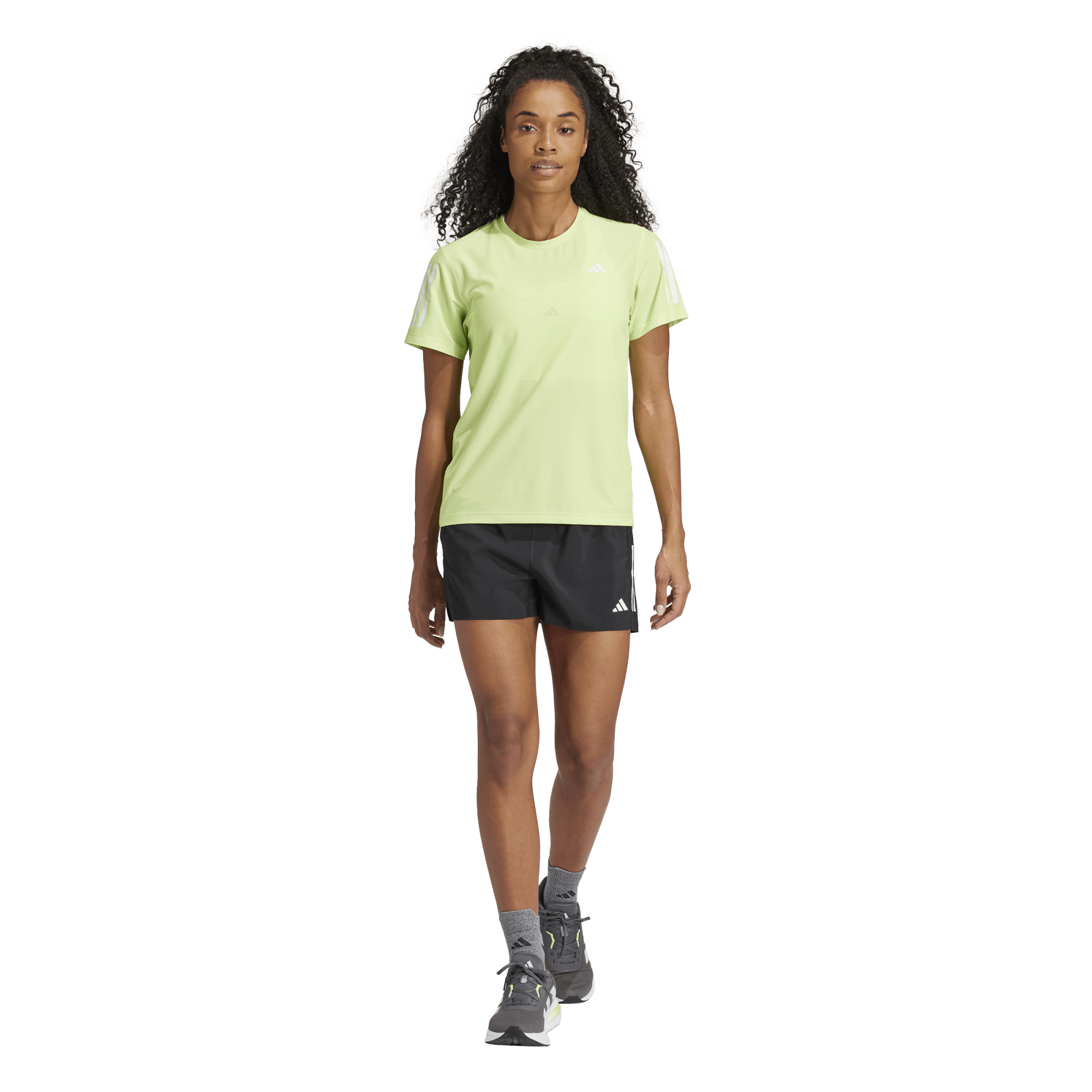 Adidas Otr B Tee Camiseta Manga Corta verde de mujer para correr