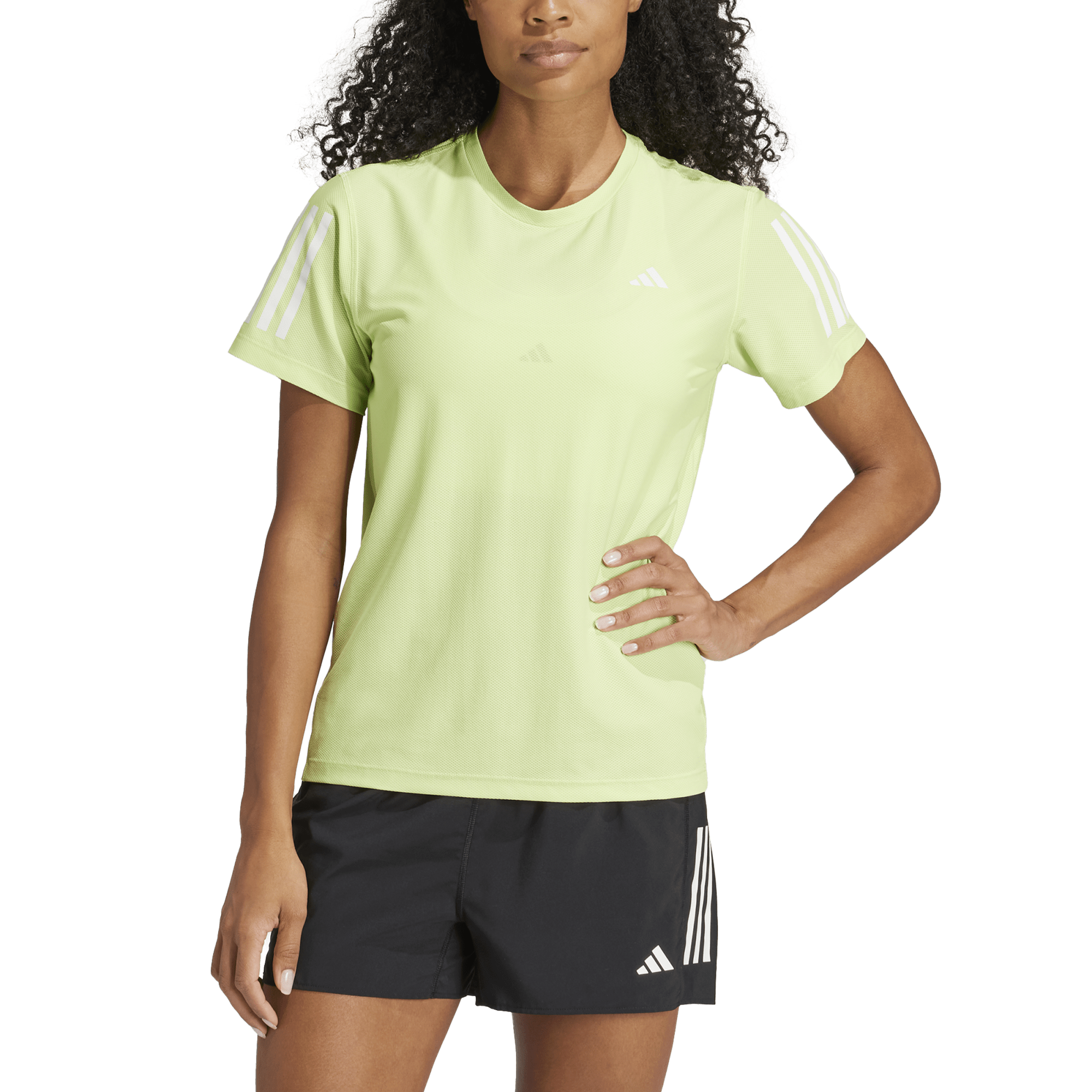Adidas Otr B Tee Camiseta Manga Corta verde de mujer para correr