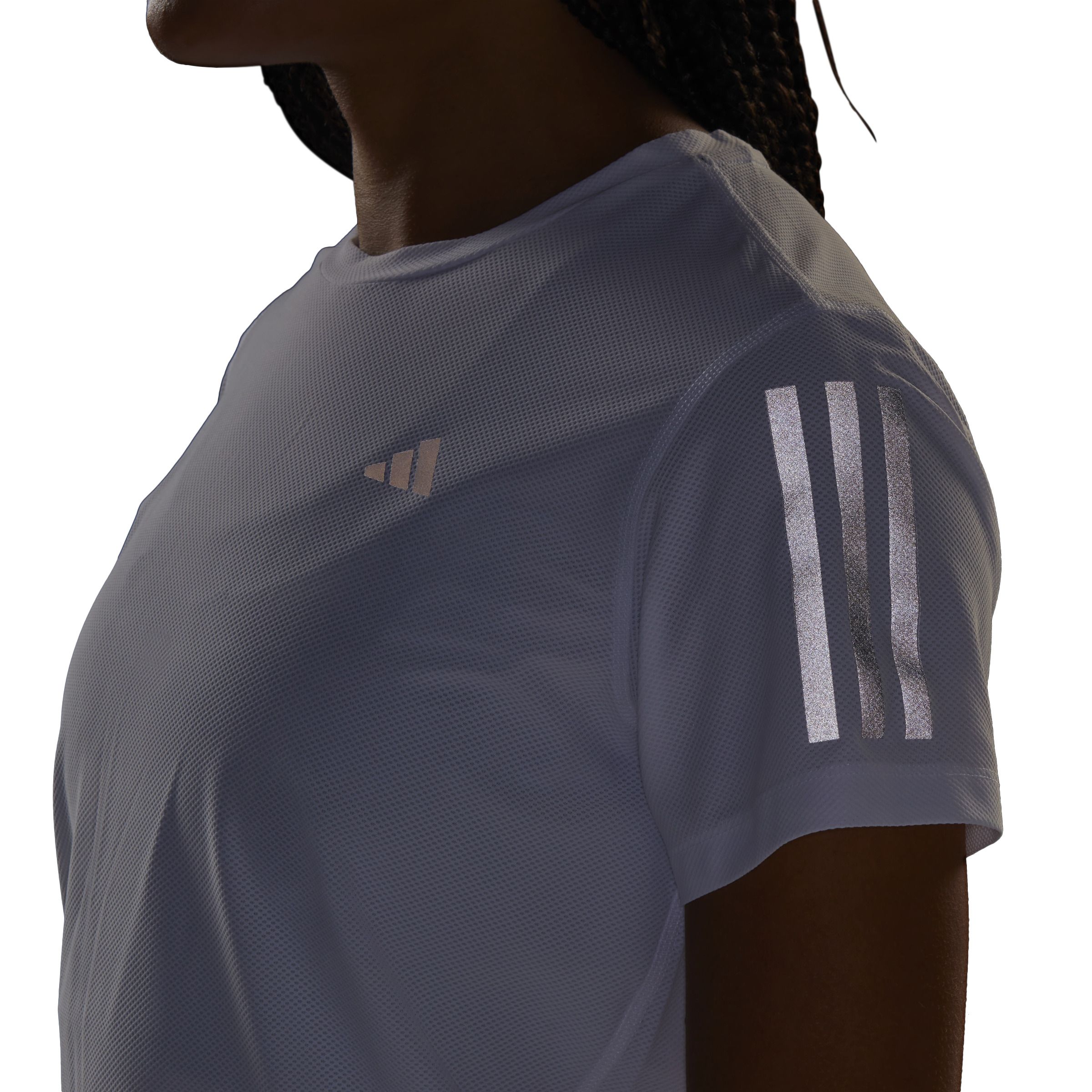 Adidas Otr B Tee Camiseta Manga Corta blanco de mujer para correr