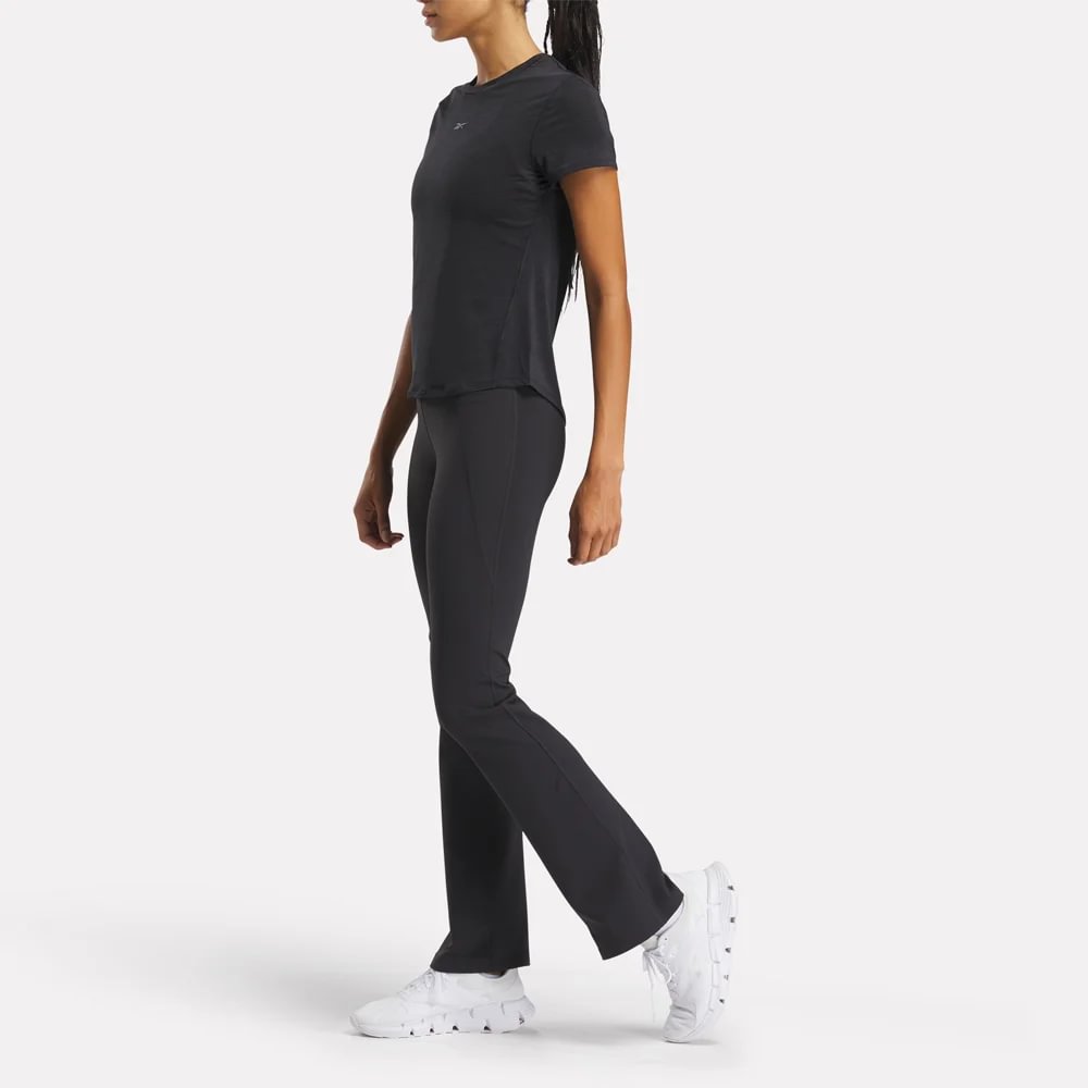 Reebok Rbk-Chill Athletic Tee Camiseta Manga Corta negro de mujer para entrenamiento