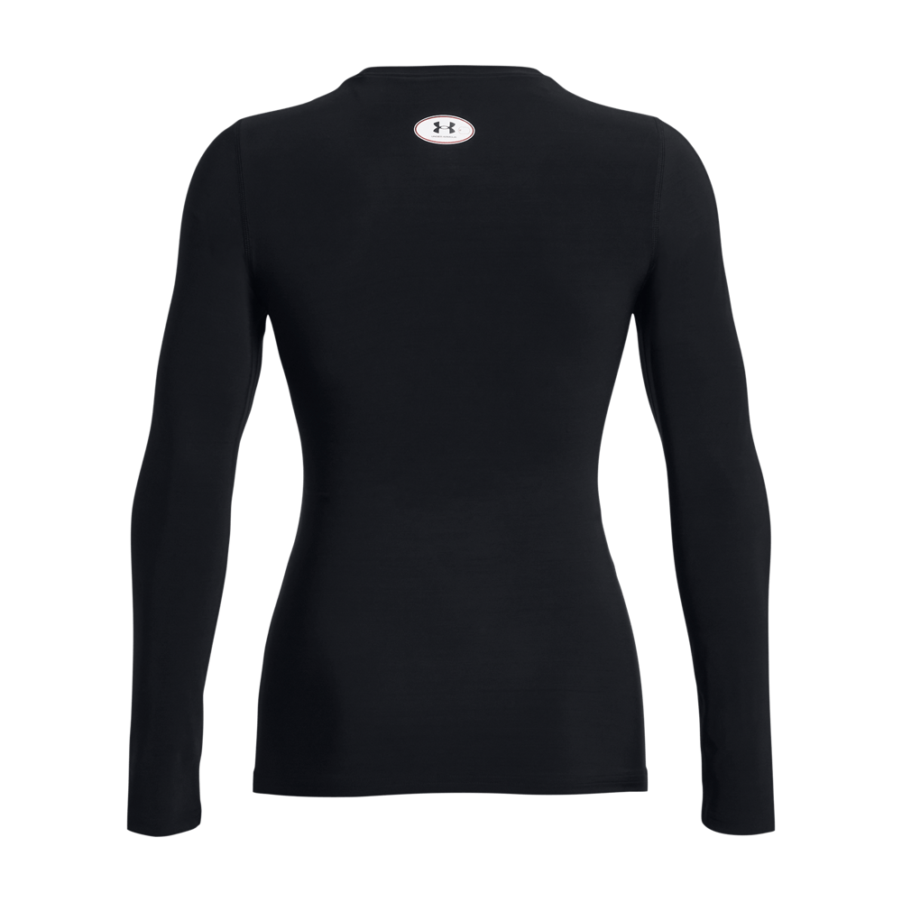 UA Hg Og Compression Ls Camiseta Manga Larga negro de mujer para entrenamiento