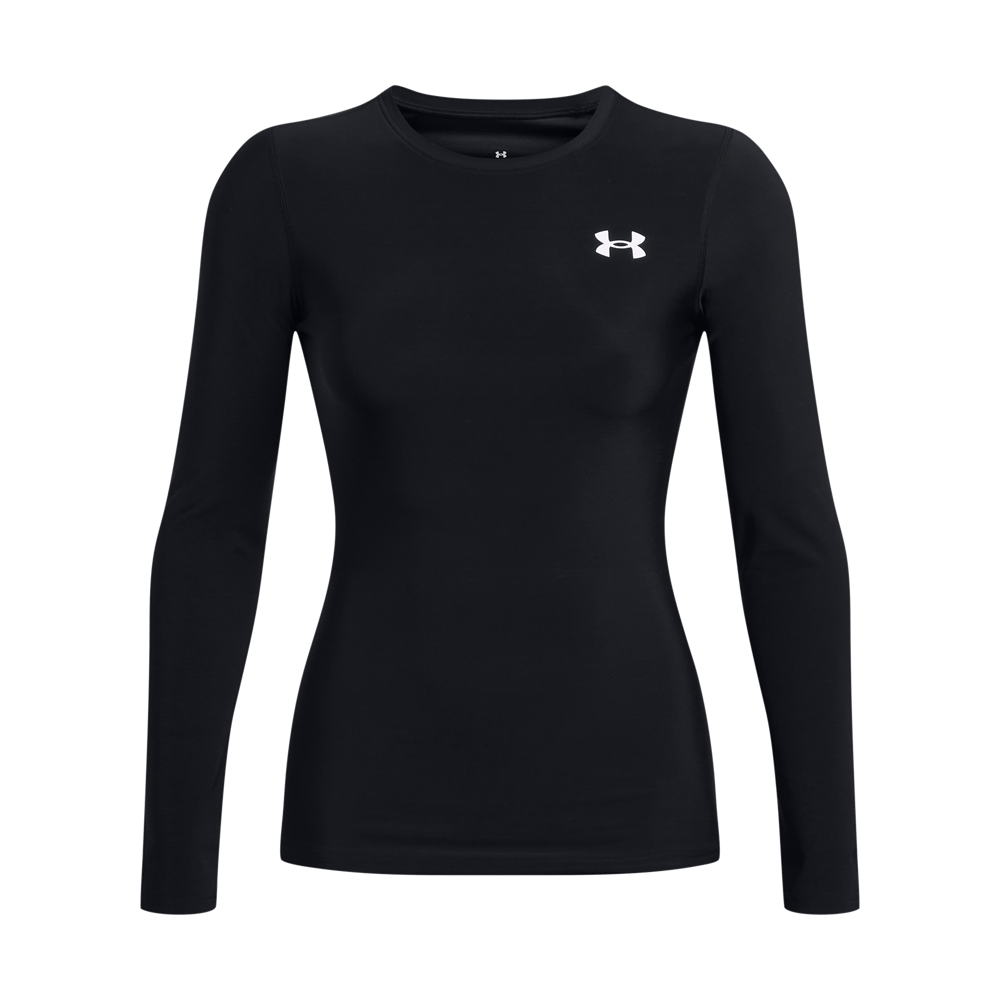 UA Hg Og Compression Ls Camiseta Manga Larga negro de mujer para entrenamiento