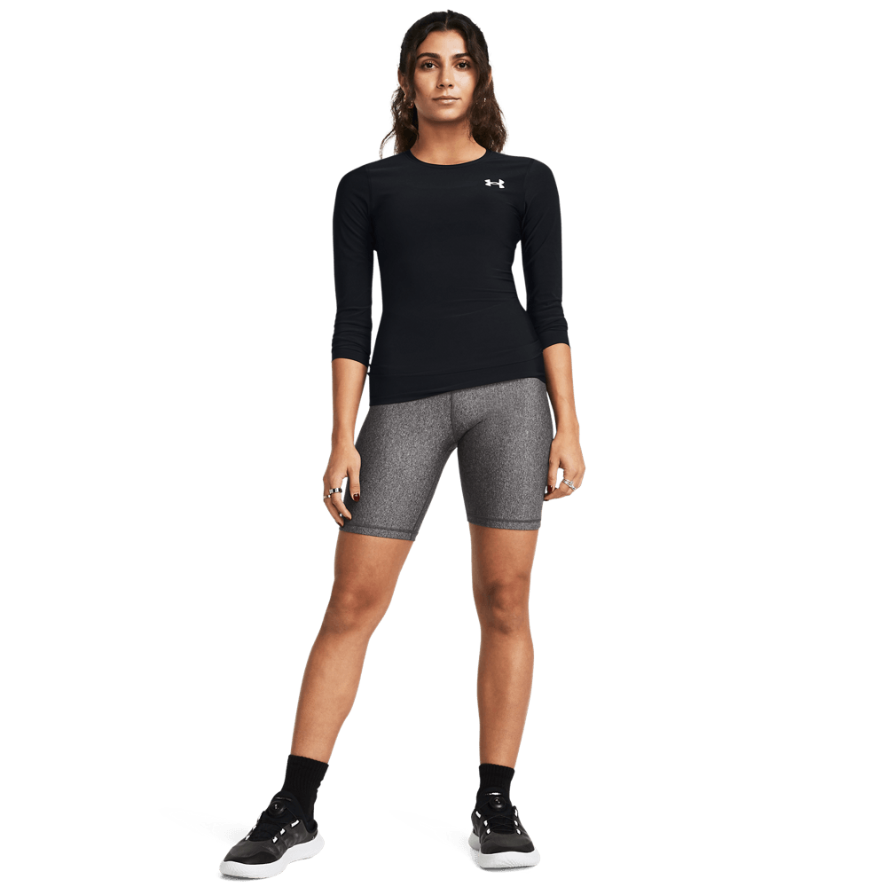 UA Hg Og Compression Ls Camiseta Manga Larga negro de mujer para entrenamiento