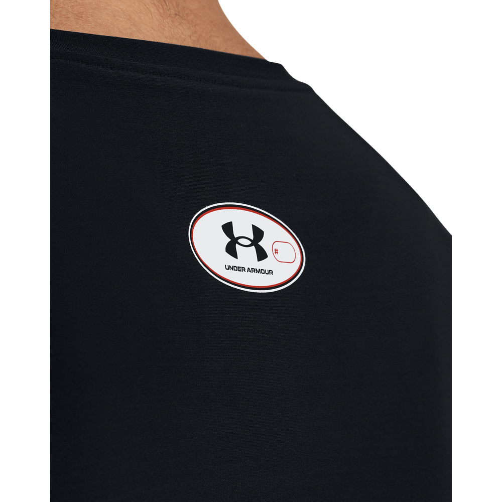 UA Hg Og Compression Ls Camiseta Manga Larga negro de mujer para entrenamiento