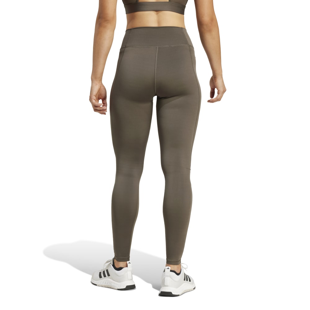 Adidas Tr-Es Bl 1/1 L  Licras Largas Verde De Mujer Para Entrenamiento