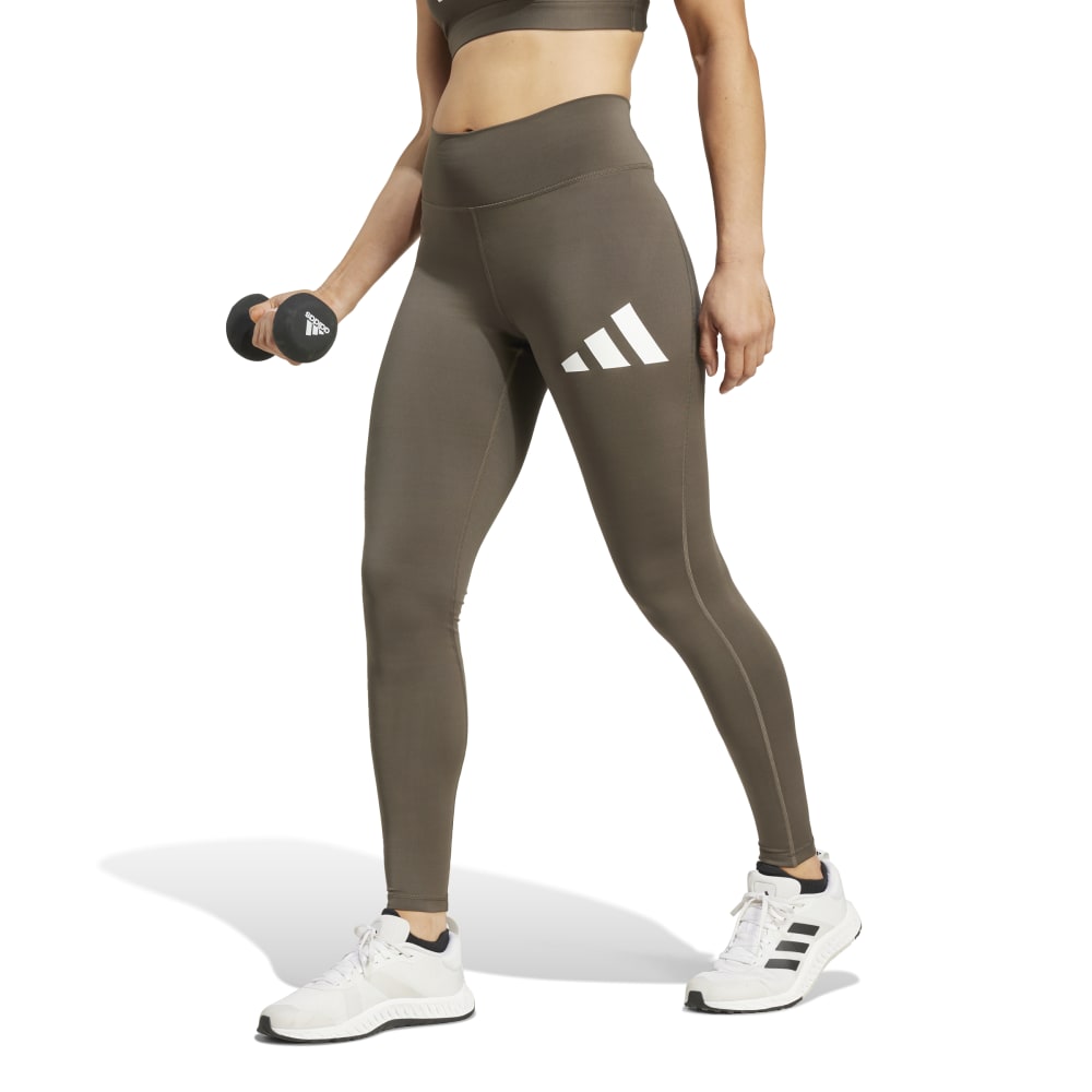 Adidas Tr-Es Bl 1/1 L  Licras Largas Verde De Mujer Para Entrenamiento