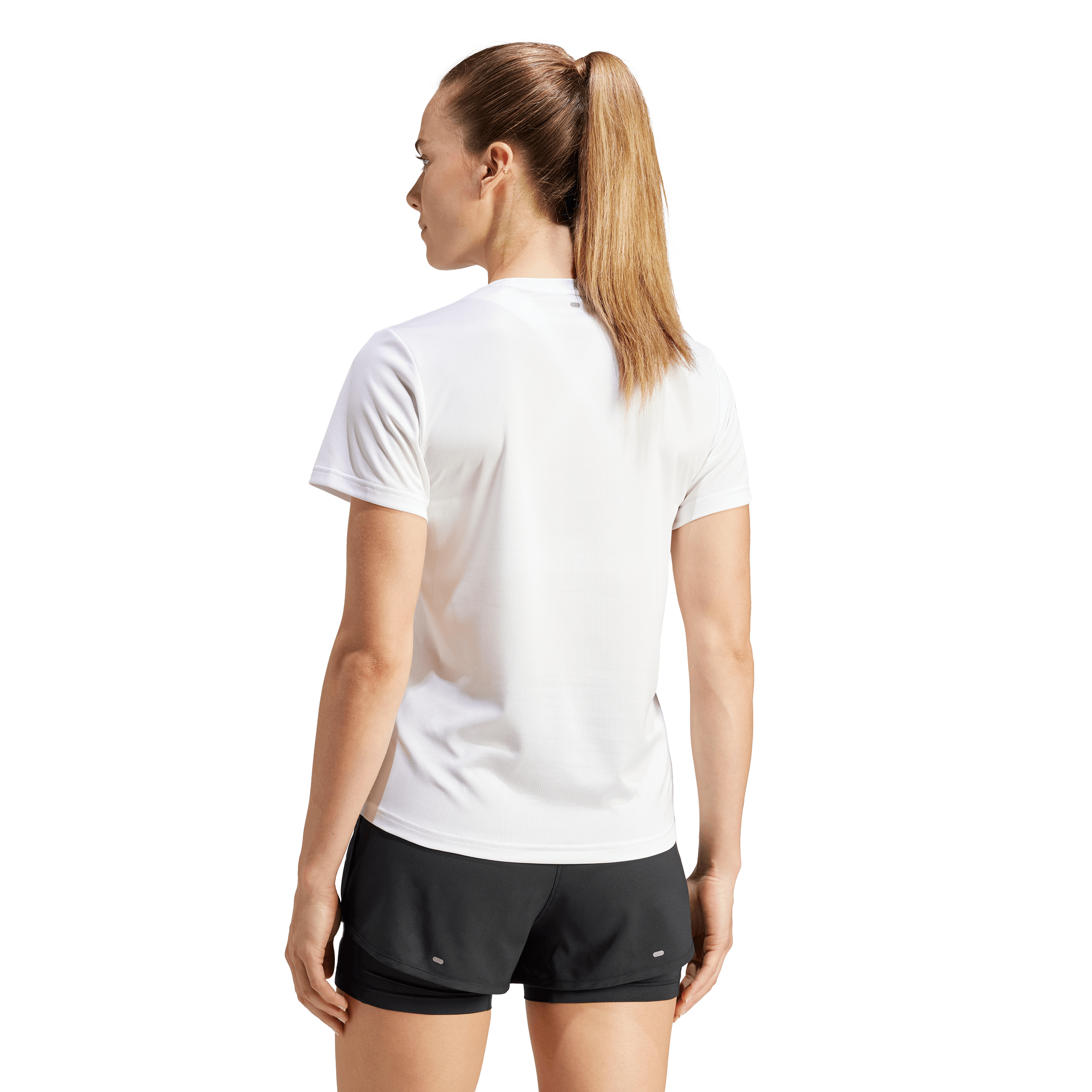 Adidas Run It Tee Camiseta Manga Corta blanco de mujer para correr