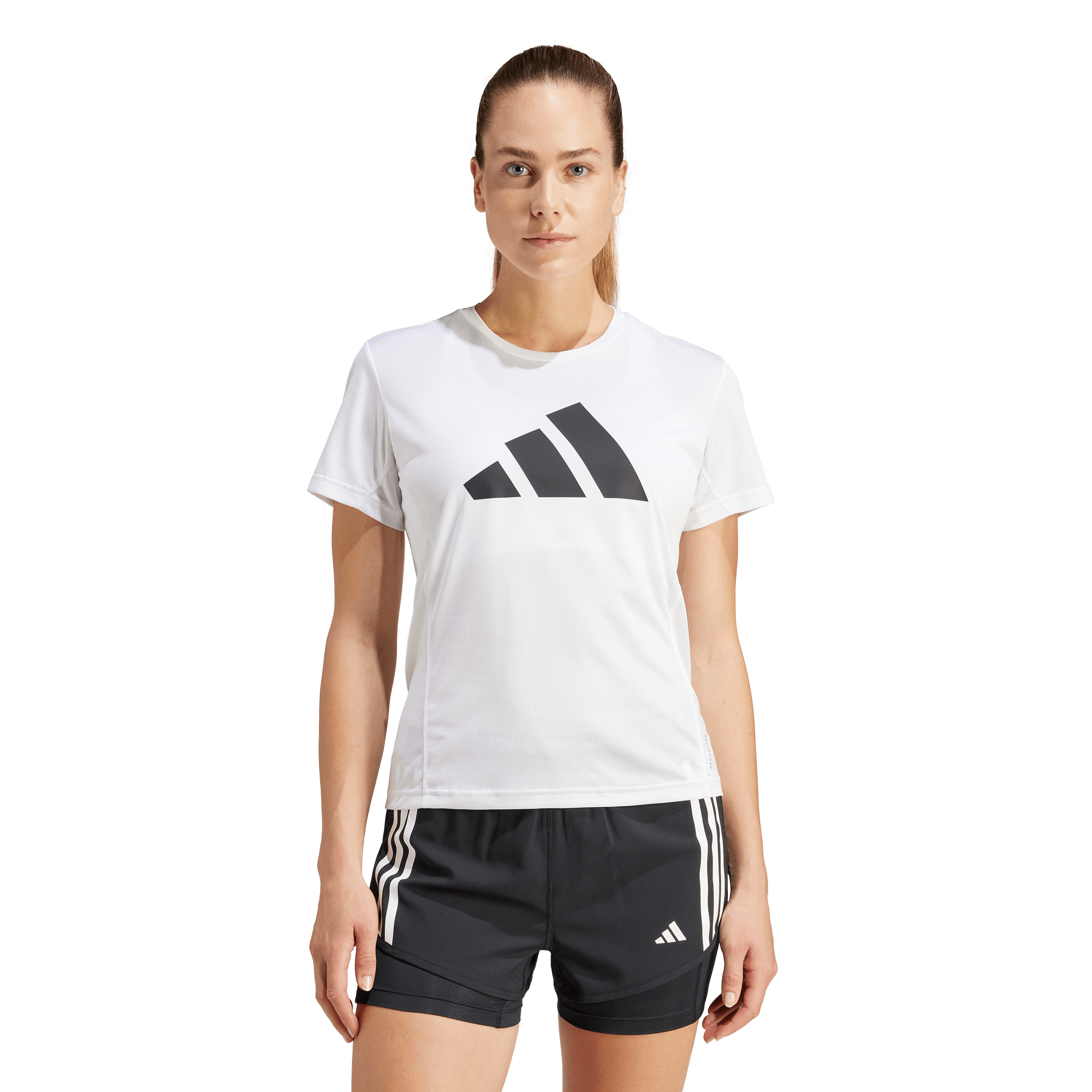 Adidas Run It Tee Camiseta Manga Corta blanco de mujer para correr
