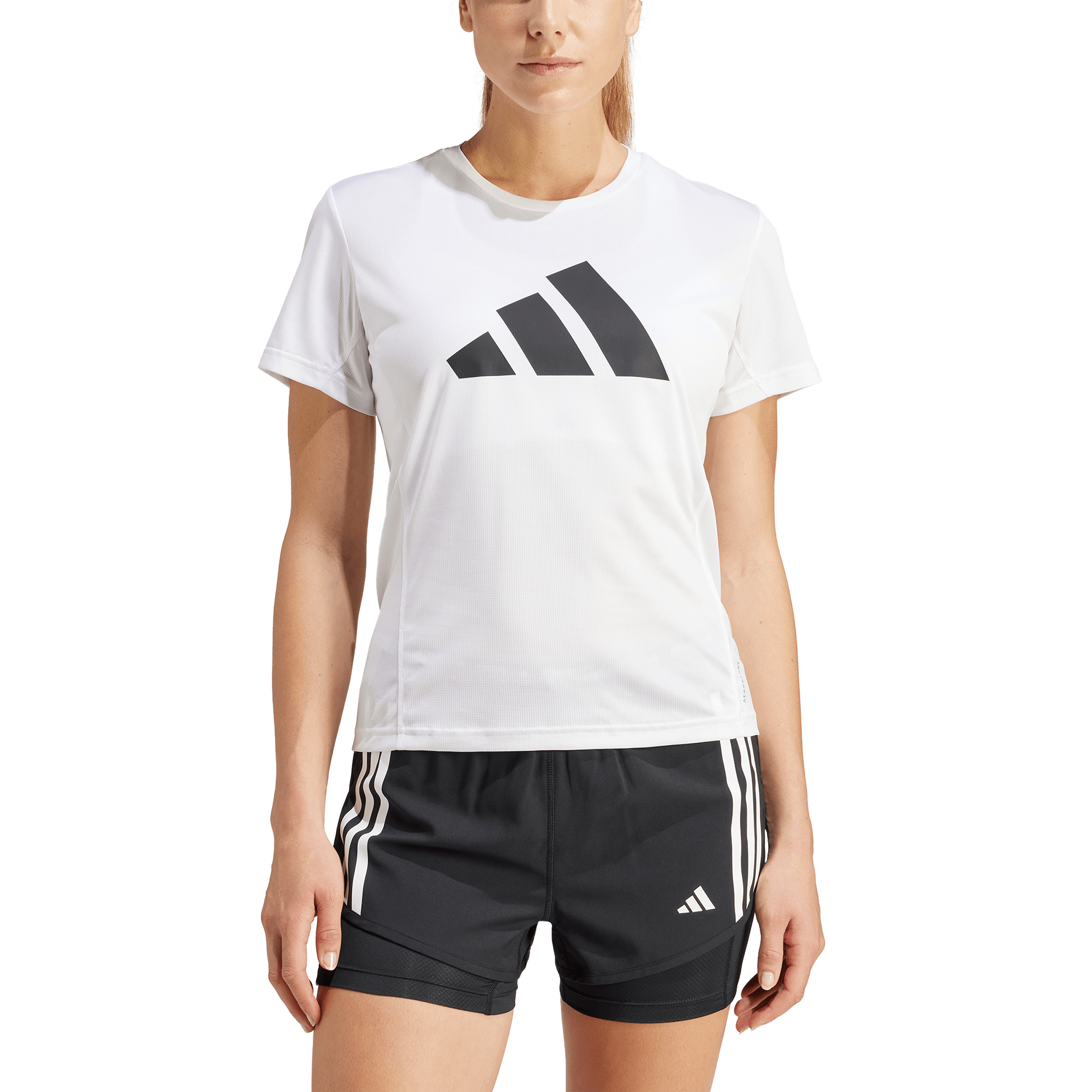 Adidas Run It Tee Camiseta Manga Corta blanco de mujer para correr