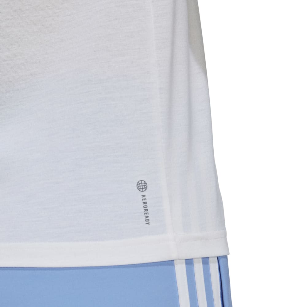 Adidas Tr-Es Crew T Camiseta Manga Corta Blanco De Mujer Para Entrenamiento
