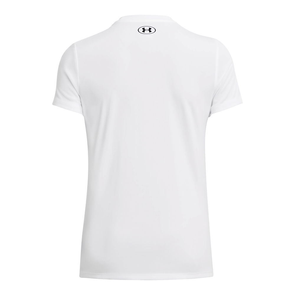 Under Armour Tech Ssc Solid Camiseta Blanco De Mujer Para Entrenamiento
