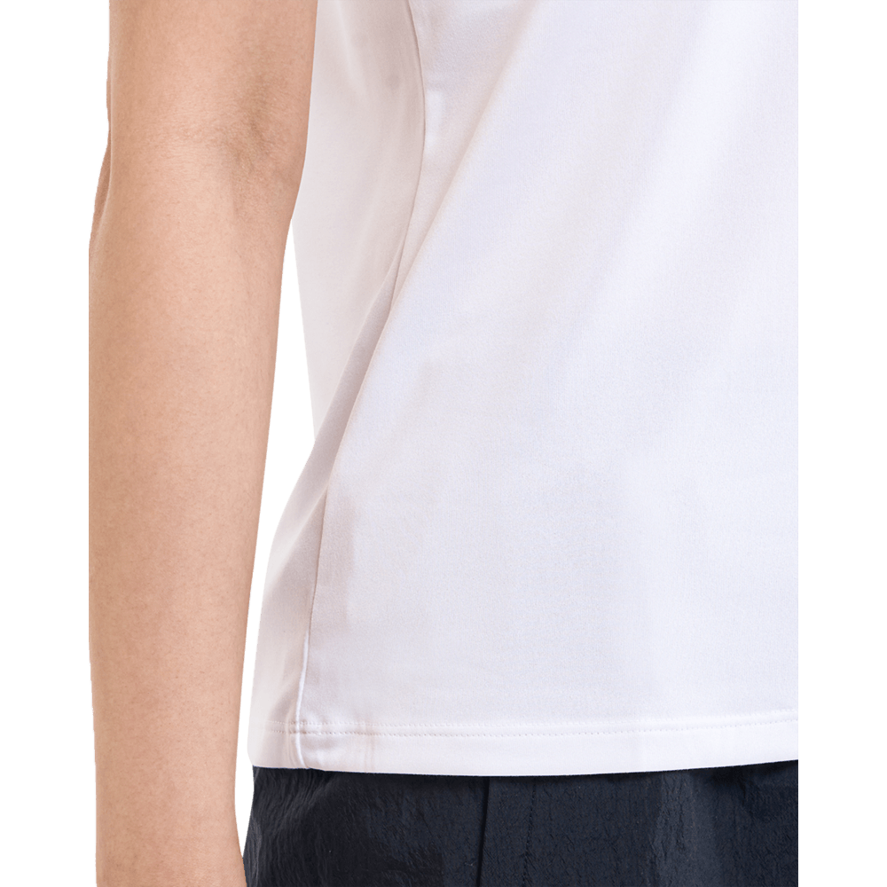 Under Armour Tech Ssc Solid Camiseta Blanco De Mujer Para Entrenamiento