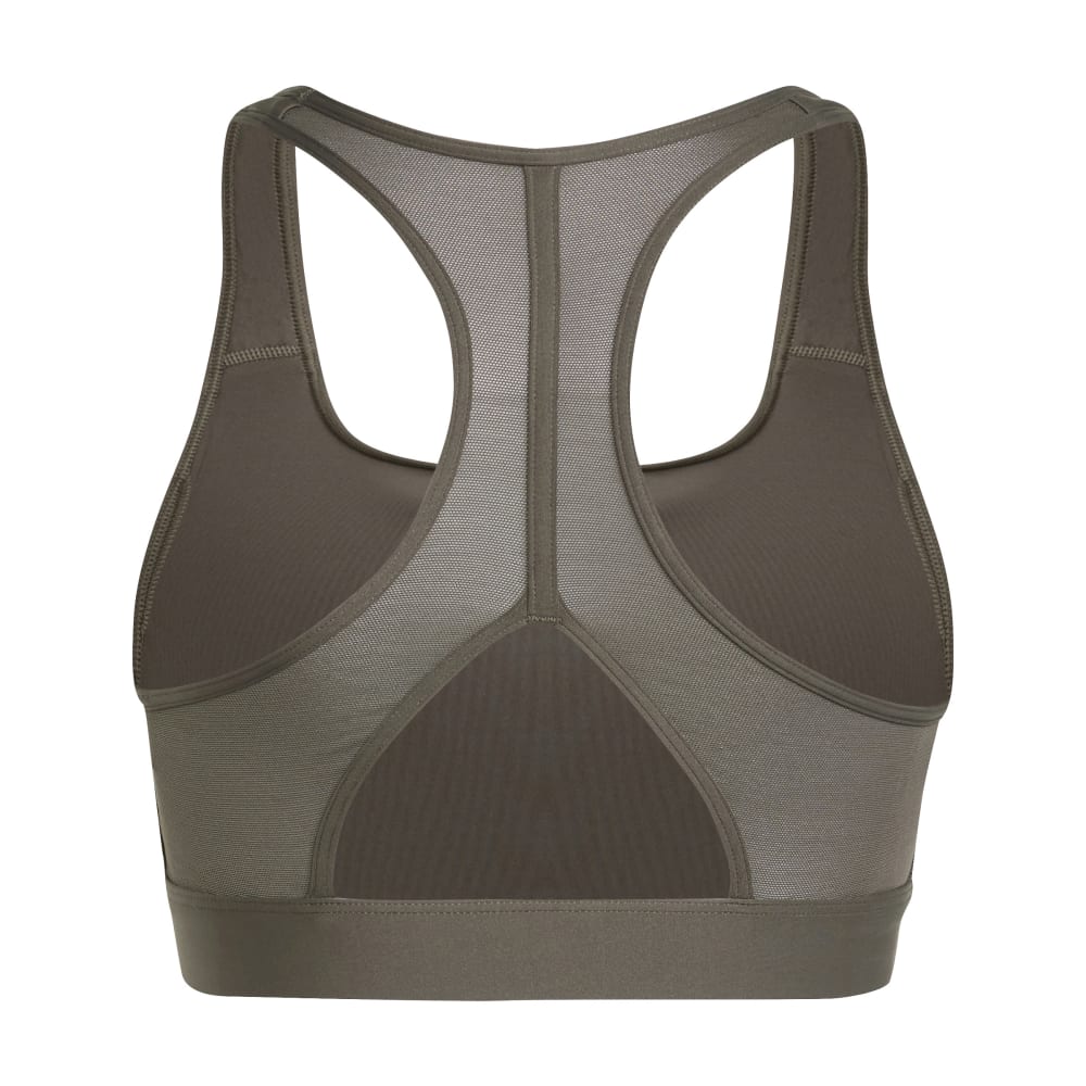 Adidas Top Deportivo Powerreact Big Logo Estamp verde de mujer para entrenamiento