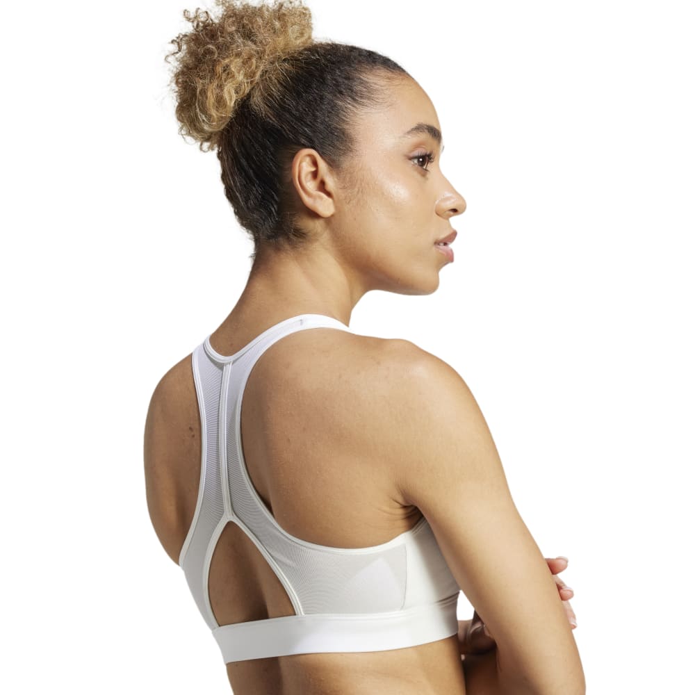 Adidas Top Deportivo Powerreact Big Logo Estamp blanco de mujer para entrenamiento