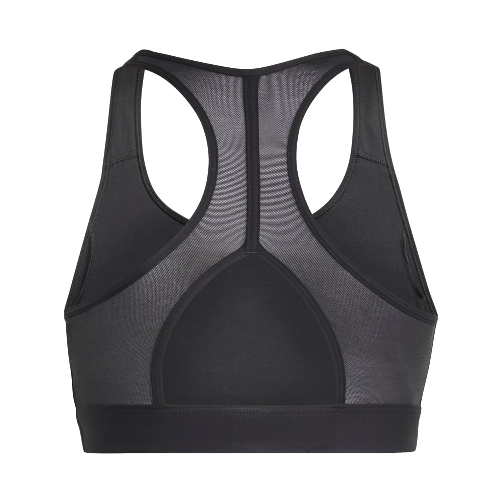 Adidas Top Deportivo Powerreact Big Logo Estamp negro de mujer para entrenamiento