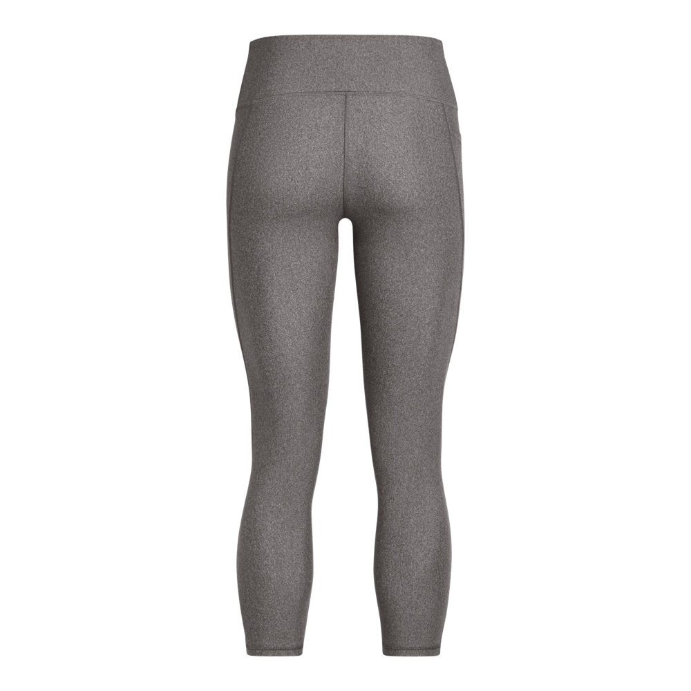 UA H Hi Ankle Leg Licra gris de mujer para entrenamiento