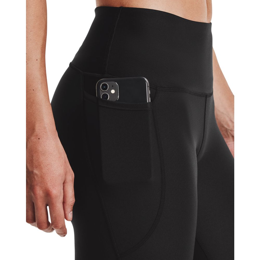 UA Armour Hi Ankle Leg Licra negro de mujer para entrenamiento