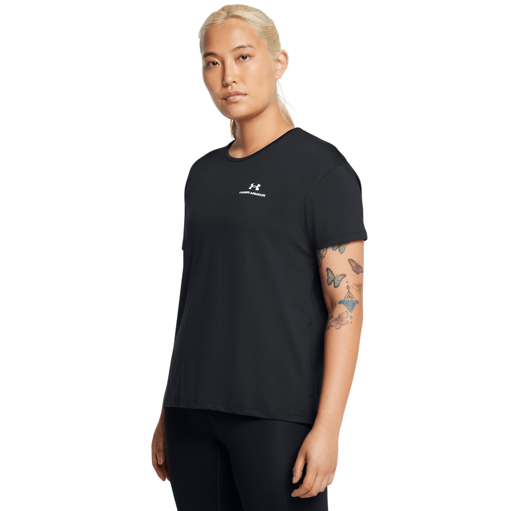UA Vanish Energy Ss 2.0 Camiseta Manga Corta negro de mujer para entrenamiento