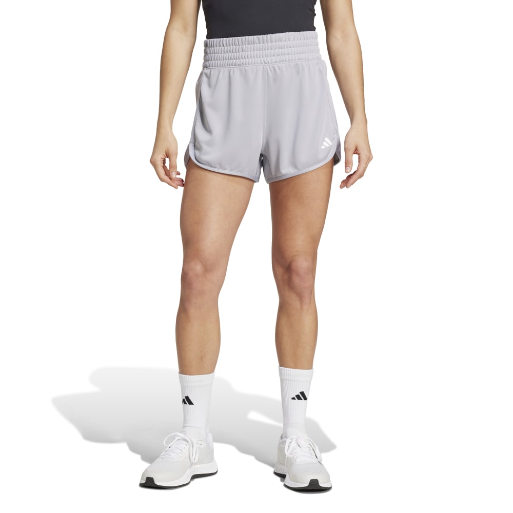 Adidas Pacer Knit High Pantalonetas Gris De Mujer Para Entrenamiento