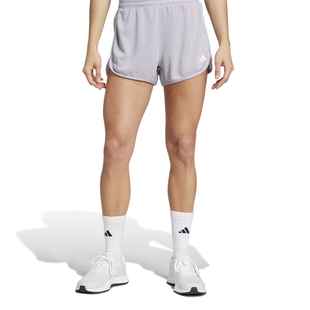 Adidas Pacer Knit High Pantalonetas Gris De Mujer Para Entrenamiento