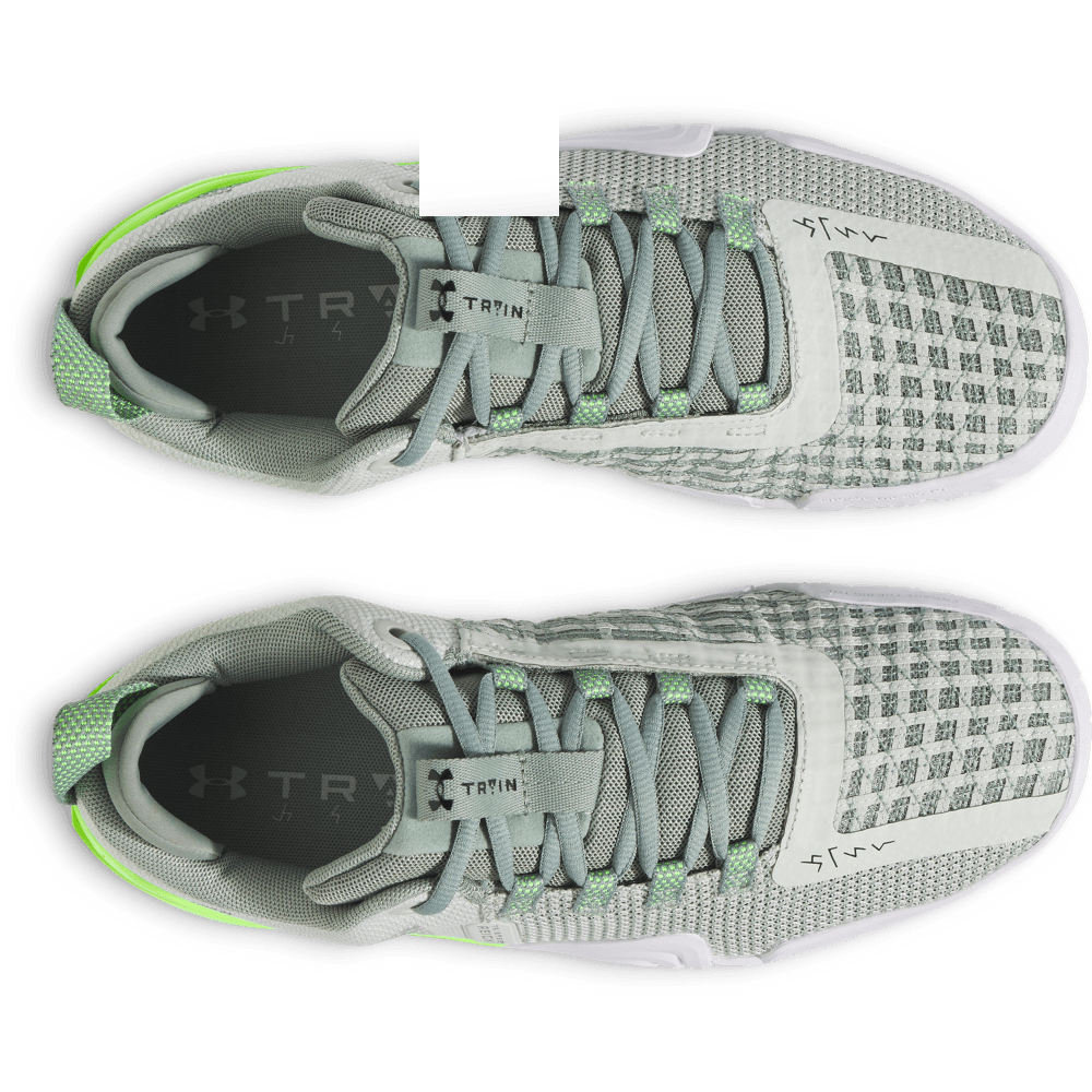 UA Tribase Reign 6 Tenis verde de hombre para entrenamiento