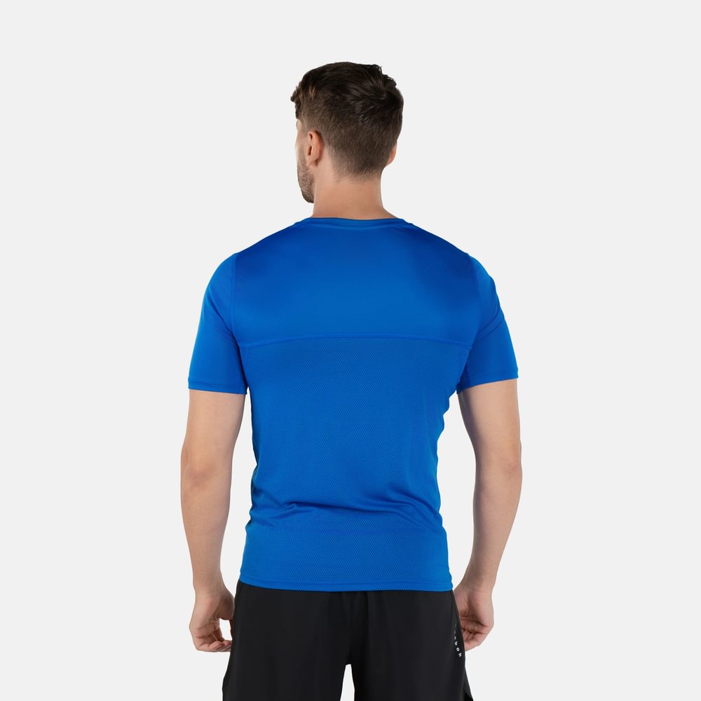 Reebok Running Ss Speedwick Tee Camiseta Manga Corta azul de hombre para correr