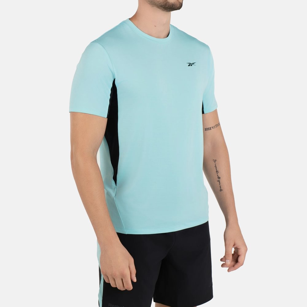 Reebok Athlete Tee 2.0 Rbk-Chill Camiseta Manga Corta azul de hombre para entrenamiento