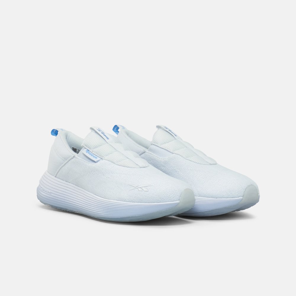 Reebok Dmx Comfort Slip On Tenis gris de mujer para correr