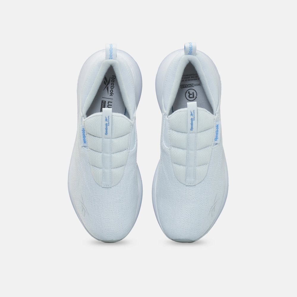 Reebok Dmx Comfort Slip On Tenis gris de mujer para correr