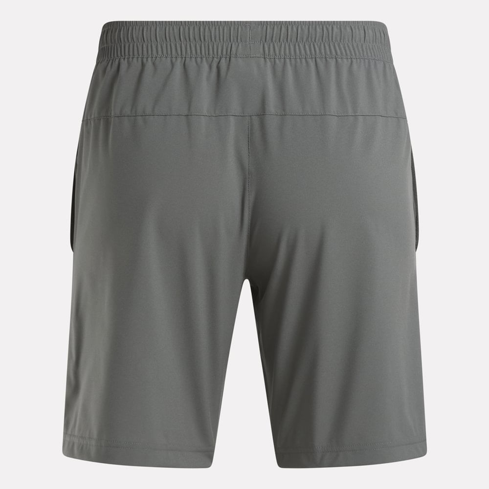 Reebok Wor Woven Short Pantaloneta gris de hombre para entrenamiento