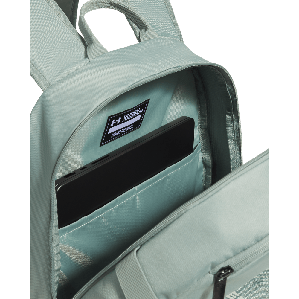 UA Hustle Lite Backpack Morral verde unisex para entrenamiento
