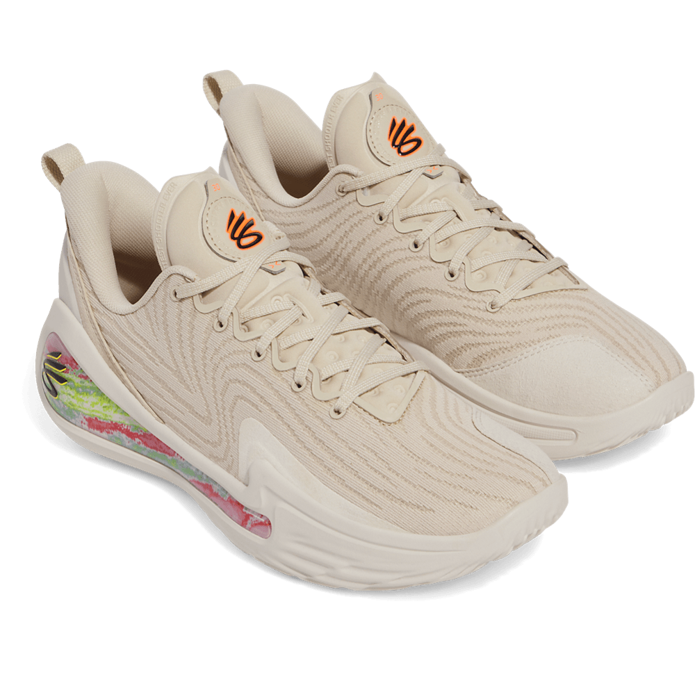 UA Ry 12 Stephen Curry Tenis beige de hombre para baloncesto