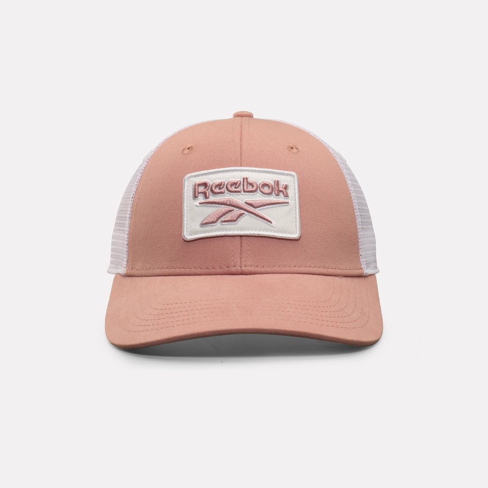 Reebok Rbk Patch Trucker Cap Gorra rosado de hombre para entrenamiento