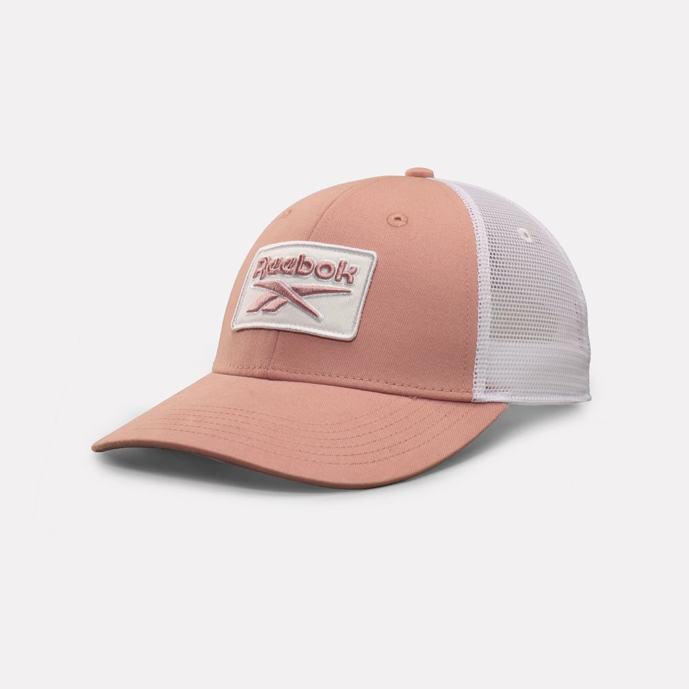 Reebok Rbk Patch Trucker Cap Gorra rosado de hombre para entrenamiento