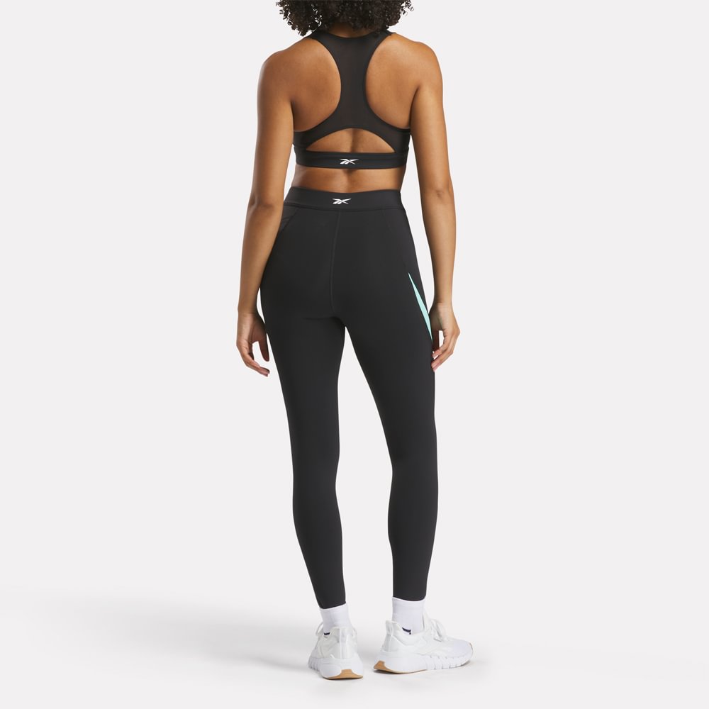 Reebok Lux Hr 7/8 Tight - Cb Licra negro de mujer para entrenamiento