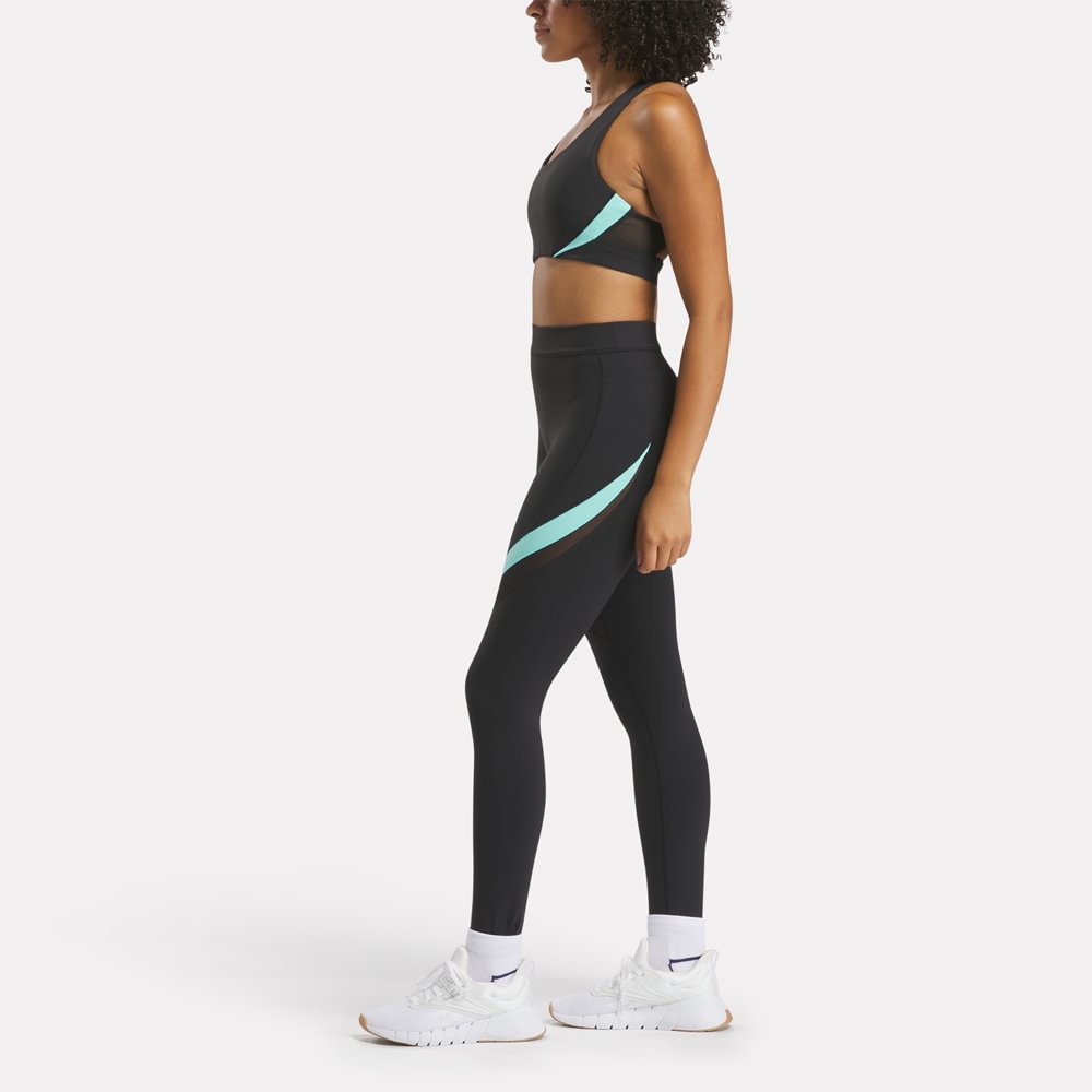 Reebok Lux Hr 7/8 Tight - Cb Licra negro de mujer para entrenamiento