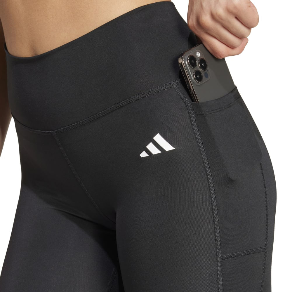 Adidas Opt Ess St 1/1  Licras Largas Negro De Mujer Para Entrenamiento