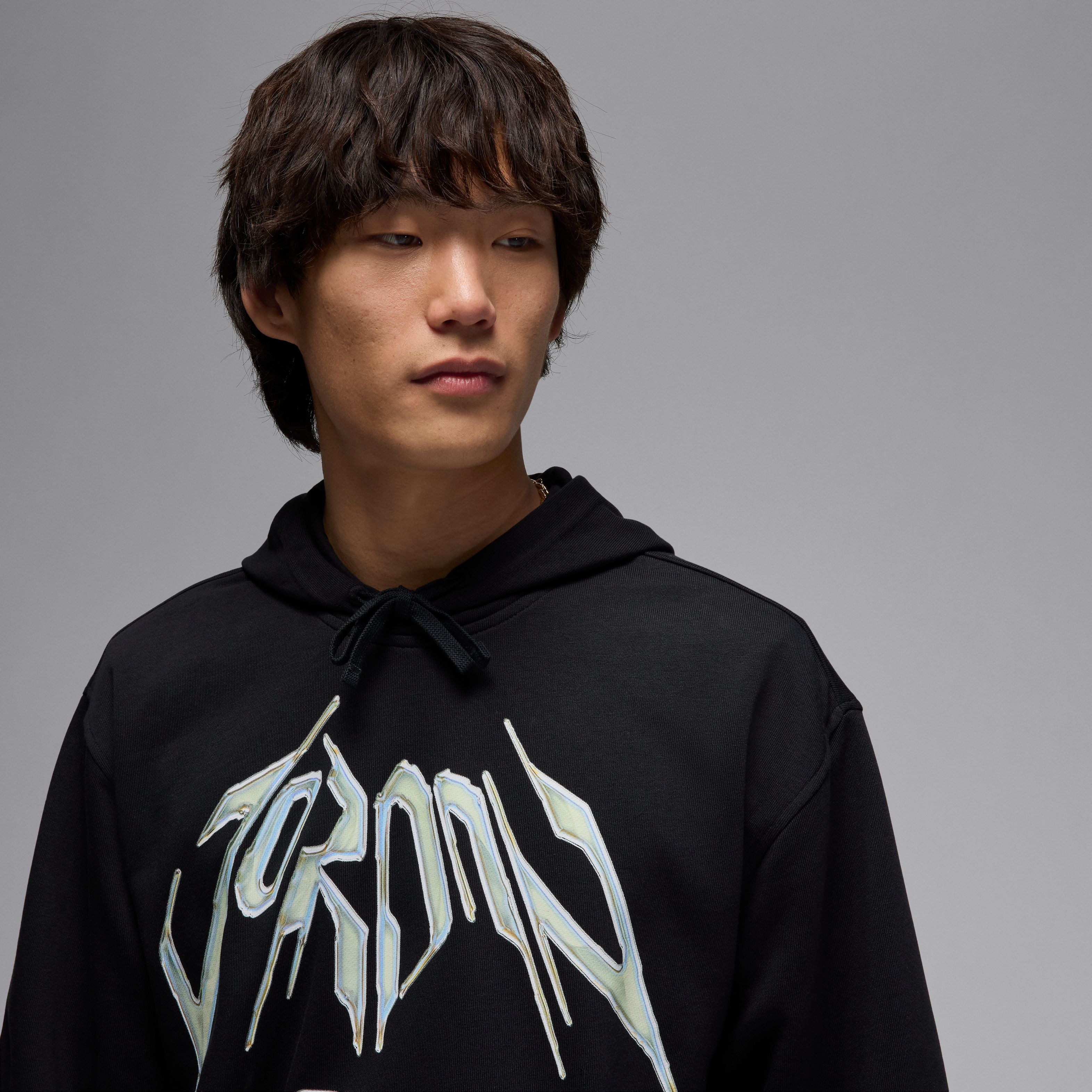 Nike M J Df Sprt Csvr Gfx Flc Po Hoodie blanco de hombre lifestyle